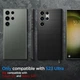 Чехол Spigen для Samsung Galaxy S23 Ultra - Liquid Air, Matte Black (ACS05614) - изображение 6