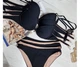 402-010 black/beige купальник push-up Obrana by Anabel Arto 75C-M - зображення 5