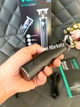 Профессиональная аккумуляторная машинка для стрижки волос VGR V-009 триммер для бороды и усов Green - изображение 6