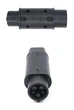 Адаптер Перехідник Type 2 - Type 1 Mirrow (J1772 – Mennekes IEC 62196-2) Black (HbP50567) - зображення 5