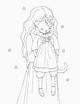 Фэшн-раскраска #girls#fashion#cats (на английском) - изображение 4