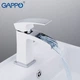 Змішувач для умивальника GAPPO G1007-30, білий/хром - зображення 2