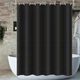 Водонепроникна шторка для ванної кімнати Bathlux 180 x 180 см Чорна (60601) - зображення 1