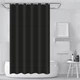 Водонепроникна шторка для ванної кімнати Bathlux 180 x 180 см Чорна (60601) - зображення 2