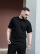 Костюм мужской Intruder Loud комплект футболка и брюки из двухнитки свободной посадки с карманами чёрный/3XL - изображение 4