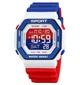 Мужские наручные часы SKMEI 1988 красно-бело-синие - изображение 1
