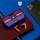 Геймерские беспроводные Bluetooth наушники вкладыши Hasbro Transformers TF-T01 Optimus Prime, blue-red - изображение 2