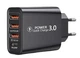 Зарядное устройство Power 3.0 20W 3USB+ TypeC Черный / Black - изображение 1