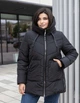 Женская зимняя куртка с капюшоном MODA 100017 48 Черный (М-100017/1 A ) - изображение 1