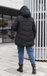 Женская зимняя куртка с капюшоном MODA 100017 48 Черный (М-100017/1 A ) - изображение 4