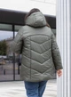 Женская зимняя куртка с капюшоном MODA 100017 48 Хаки (М-100017/2 A ) - изображение 5