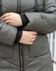 Женская зимняя куртка с капюшоном MODA 100017 48 Хаки (М-100017/2 A ) - изображение 7
