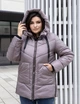 Женская зимняя куртка с капюшоном MODA 100017 50 Графитовый (М-100017/3 B ) - изображение 10