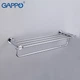 Полиця з тримачем для рушників GAPPO G1824, хром, 580 мм - изображение 4