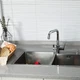 Смеситель для кухни на две воды Frap F4361, хром - изображение 3