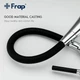 Смеситель для кухни Frap F4044 с гибким изливом, 2 режима, черный/хром - изображение 5
