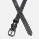 Ремень женский кожаный 105х2.3 JZ SB-JZCV1ZK-007bl-black - изображение 2