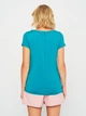 Спортивная футболка для бега женская Under Armour Hg Armour SS-grn 1328964-722 XS Зеленая (196040084145) - изображение 2