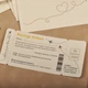 Весільні запрошення у вигляді авіаквитка EVENT CARDS айворі - зображення 6