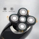 Роторная аккумуляторная электробритва VGR V302 со сменными насадками водонепроницаемый триммер для бороды - изображение 4