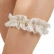 Підв'язка весільна мереживна на ніжку з серцем Felisiya Lingerie Айворі 6-004-1617/с - зображення 2