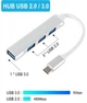 Концентратор/USB-Hub/Перехідник 4 in 1 adapter (Type-C to USB 3.0+USB 2.0*3) Сірий - зображення 3