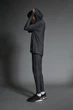 Мужская куртка Zara из высокотехнологичной ткани антрацитово-серая (размер М) - изображение 6