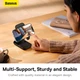 Тримач для телефонів та планшетів Baseus B10551500111-00 Seashell Series Folding Phone Stand black - зображення 7