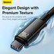 Кабель Baseus CAWJ040101 Type-C to Type-C Tungsten Gold Fast Charging Data Cable |200см, 240W| black - изображение 9