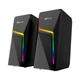 Колонки комп'ютерні XTRIKE ME SK-503 wired Speaker |3Wx2, RGB| black - зображення 2