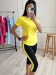 Спортивний костюм з бриджами "Dion", жовтий 46-48 - зображення 6