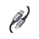 Дата кабель USB 2.0Type-C to Type-C 3.0m 5A 100W US316 Black Ugreen (90120) - изображение 1