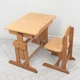 Дитяча парта зі стільцем Bambi 04-031BEIGE, регульована висота, стільниця 70х50см з нахилом - зображення 2