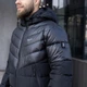 Мужская куртка большого размера зимняя UF-fashion 78-к - двл DV MEN'S 52 черный - изображение 3