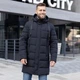 Зимова куртка чоловіча великого розміру UF-fashion 80 - двл DV MEN'S 64 чорний - зображення 7