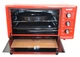 Электрическая печь 50 л выпечка пицца GoodGrill GR-5001R 3 режима 1300 Вт термостат 300 термоизоляция Эмаль электродуховка настольная мини печка красный Турция - изображение 1