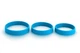 Силиконовый браслет ВЕЛС 202*12*2 мм 100 шт Cyan - зображення 1