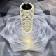Настольная LED лампа Кристалл Роза хрустальная crystal rose на аккумуляторе с сенсорным управлением на пульте управления 19.5 см. 16 цветов - изображение 5