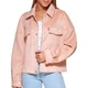 Жіноча коротка куртка-дальнобійник Levi's з м'якої штучної замші р.XS (LW2RS234) - зображення 2