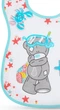 Нагрудник бавовняний Baboo Me to You 3+ місяці Білий (11-100) (5057778111006) - зображення 2