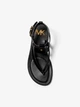 Сандалии женские Michael Kors Pearson Leather Sandal (размер: 36,5) 23,5 см черные - изображение 2