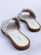 Сандалии женские Michael Kors Dee Woven Leather Slide Sandal (размер: 39 / US 8) 25 см - изображение 4