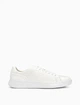 Кеды кожаные мужские CALVIN KLEIN FALCONI TUMBLED LEATHER SNEAKER (размер: 42 / US 9) 27см белые - изображение 1