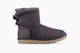 Чоботи жіночі уггі UGG MINI BAILEY BOW II BOOT (розмір:39, US 8) 25 см сірі - зображення 3