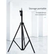 Штатив 210 см Jmary MT-75 з кріпленням 1/4 для LED лампи/камери/фотоапарата/GoPro Трипод Black | 771002 - зображення 7