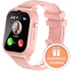 Детские умные смарт часы JETIX G99 со сменным корпусом, GPS ,4G Видеозвонком (Pink) + Защитная пленка - изображение 3
