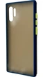 Чехол Matte Color на Samsung Galaxy Note 10 Plus синий - изображение 2