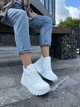 Кросівки жіночі ShoesBand Білі натуральна шкіра флотар демісезонні 37 (24 см) (S94051-1д) - зображення 4