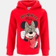 Детское худи для девочки Disney Minnie HW1055 98 см Красный (3609086800114) - изображение 1