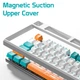 Клавиатура Aula F2088 PRO Plus 9 Orange Keys KRGD Blue USB UA White/Blue (6948391234908) - изображение 2